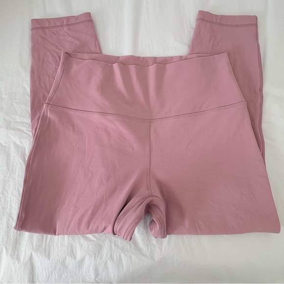 lululemon athletica Pants - Lululemon | Align HR Crop 23” Double Lined | Sz 12 | Rose Blush | EUC